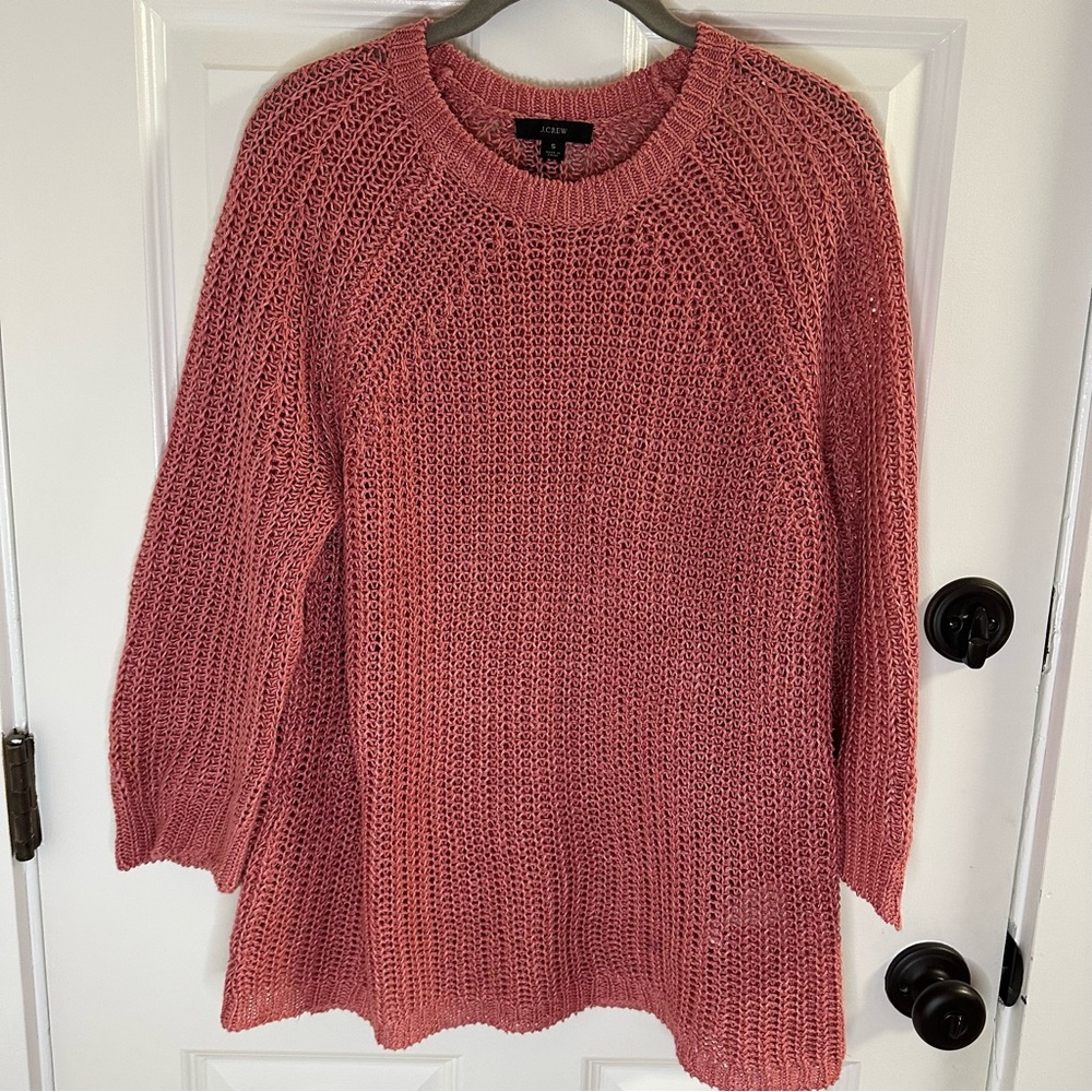 J. Crew Pink Knit Sweater